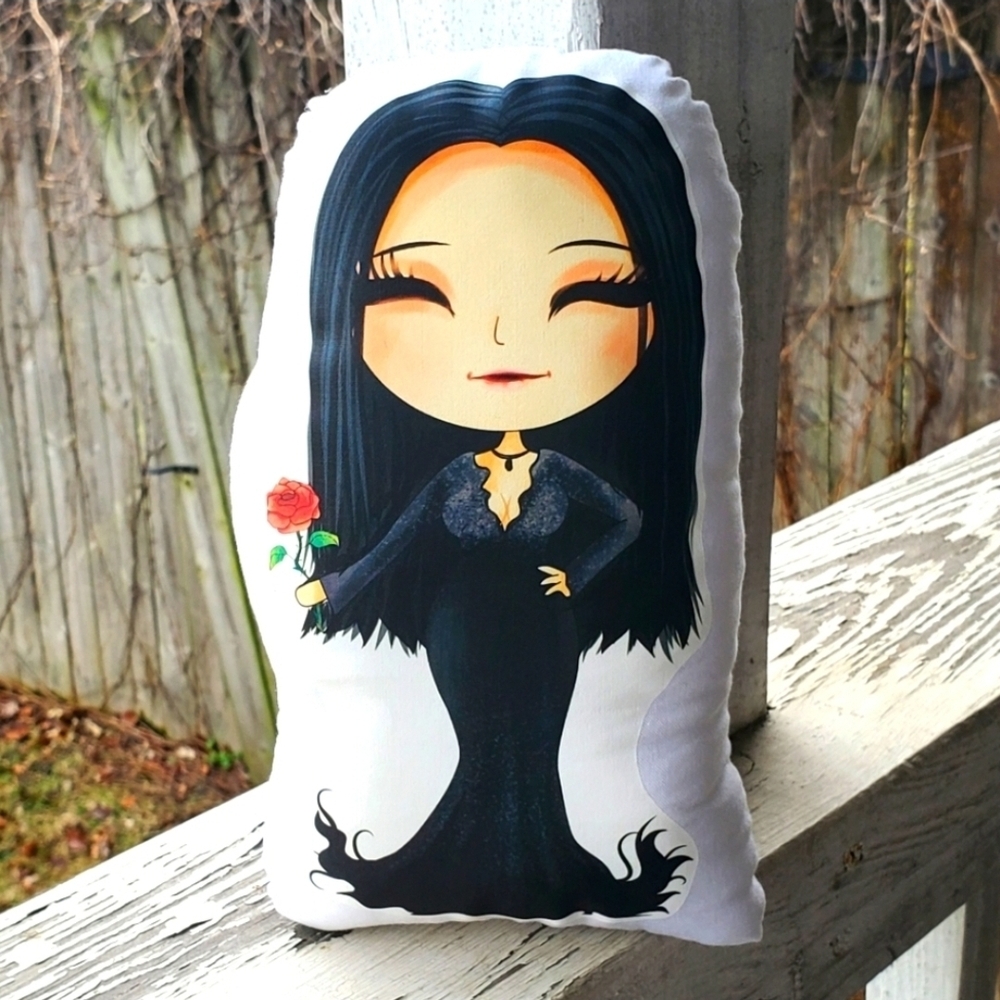 Morticia Addams Pillow Pal. New.